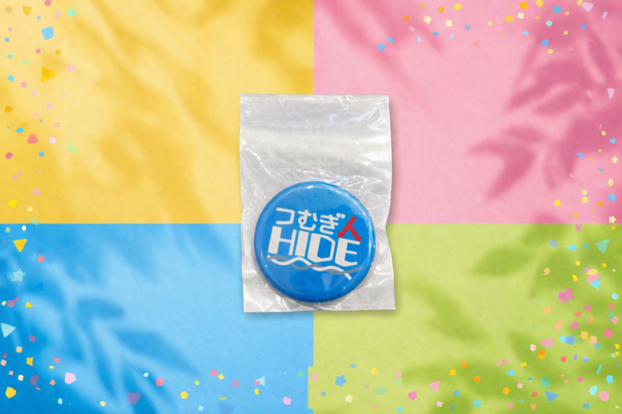 缶バッジ（青）