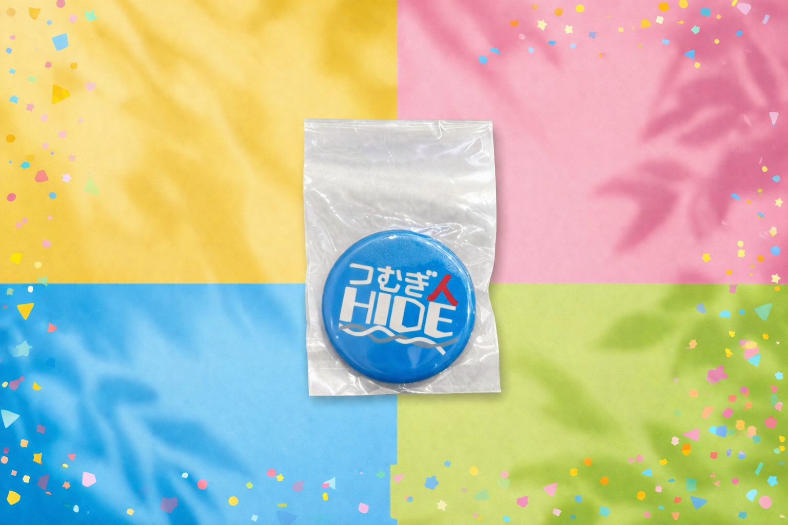 缶バッジ（青）